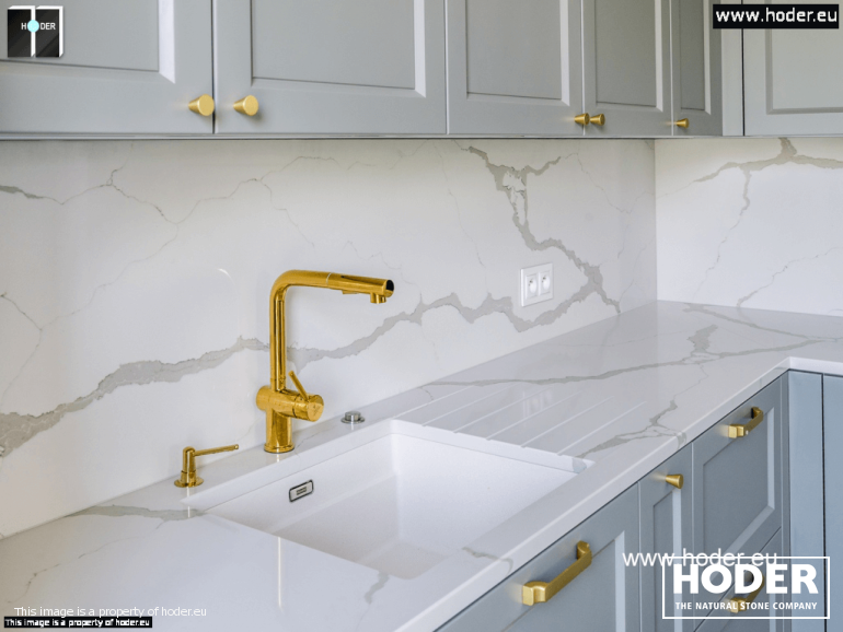 WHITE CONGLOMERATE KITCHEN – TRENDS